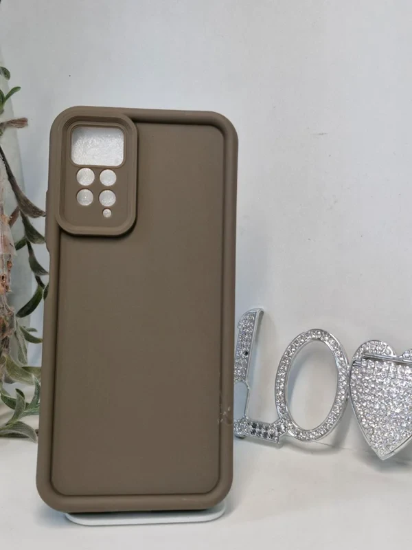 قاب سولید محافظ لنزدار قهوه ای شیائومی note 12pro 4G