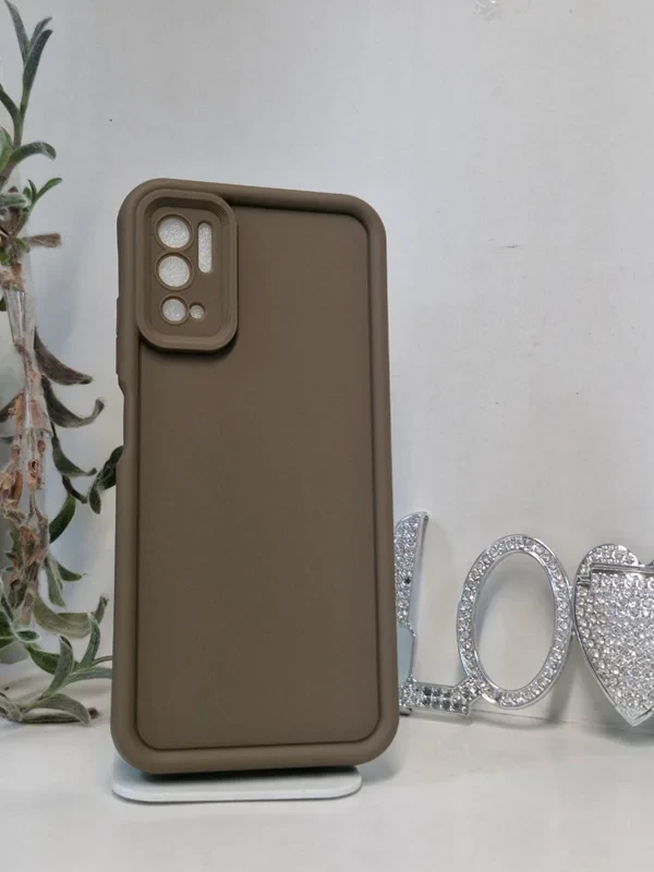 قاب سولید محافظ لنزدار قهوه ای شیائومی پوکو M3pro