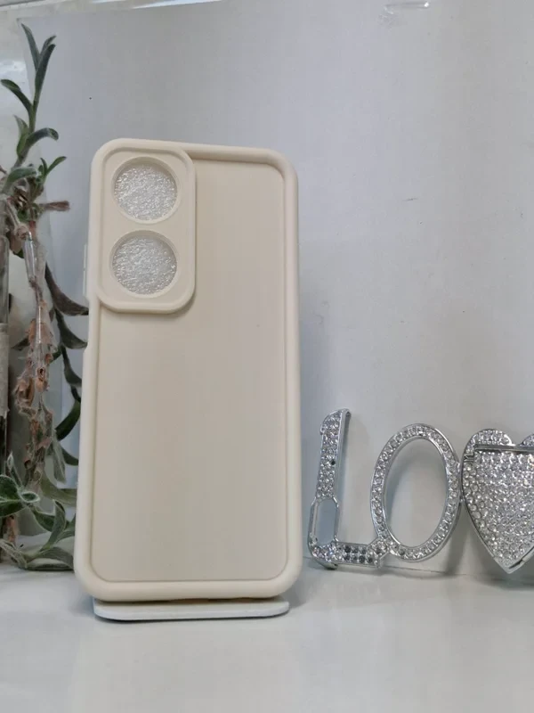 قاب سولید محافظ لنزدار کرمی روشن honor x7B 4G 5G