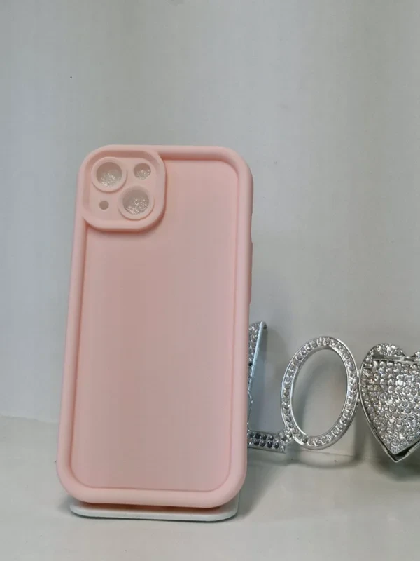 قاب سولید محافظ لنزدار گلبهی آیفون ۱۳ /iphone13
