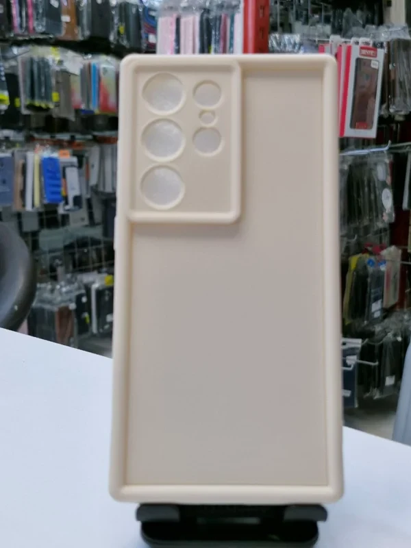 قاب سولید کرمی Samsung s24 ultra