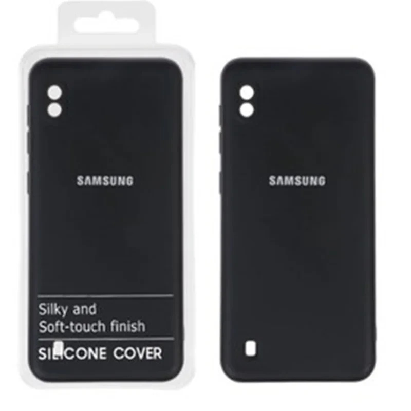 قاب سیلیکون محافظ لنزدار samsung A10/قاب سامسونگ مشکی A10/M10 / کد:2053