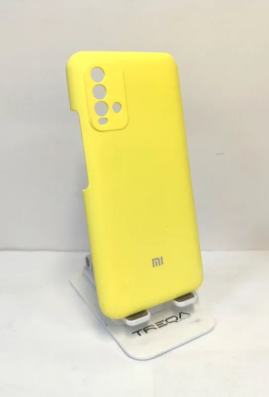 قاب سیلیکون محافظ لنزدار مدل شیائومی Redmi T۹ زرد