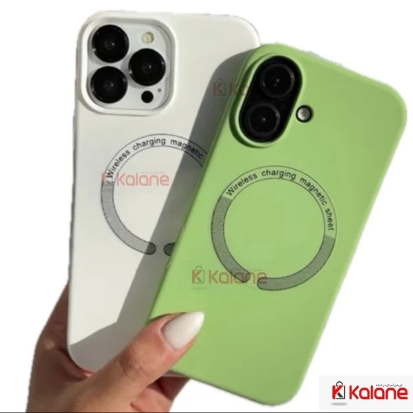 قاب سیلیکونی Apple iphone 15 Pro Max مدل مگ سیف دار
