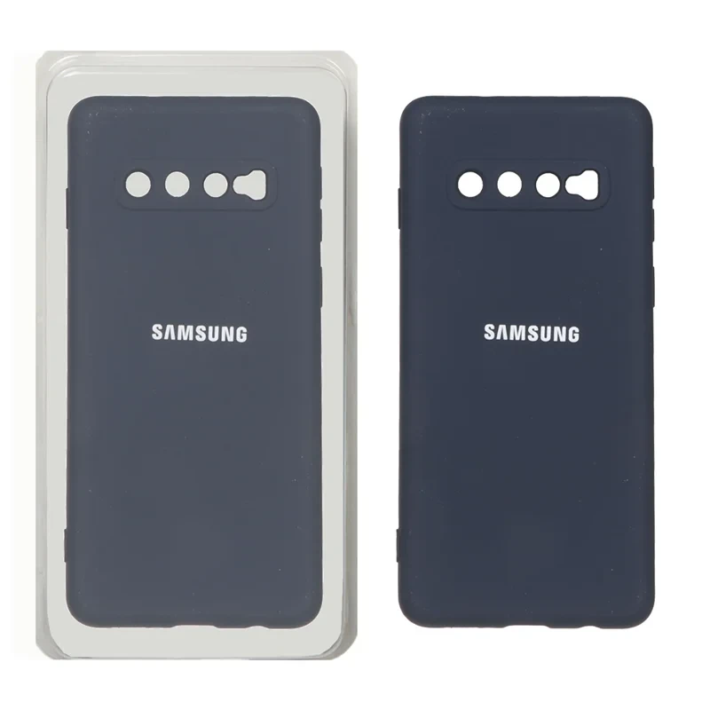 قاب سیلیکونی High Copy مدل AKB - Samsung Galaxy S10 - سرمه ای تیره (پک دار)