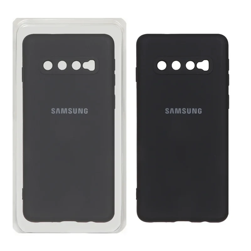 قاب سیلیکونی High Copy مدل AKB - Samsung Galaxy S10 - مشکی (پک دار)