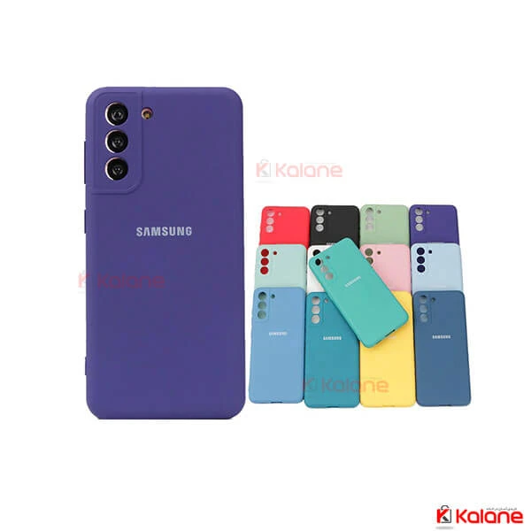 قاب سیلیکونی Samsung Galaxy S21 Plus محافظ لنزدار