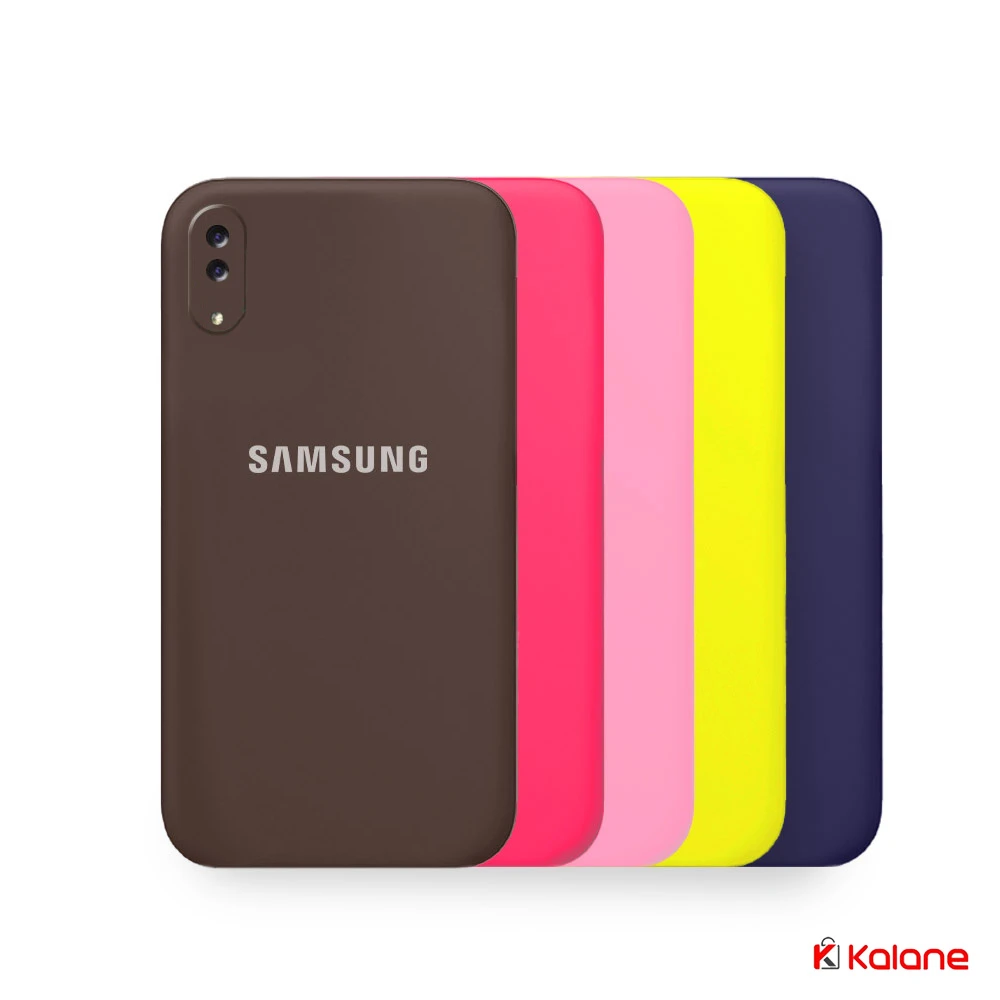 قاب سیلیکونی اصلی Samsung Galaxy A02 محافظ لنز دار