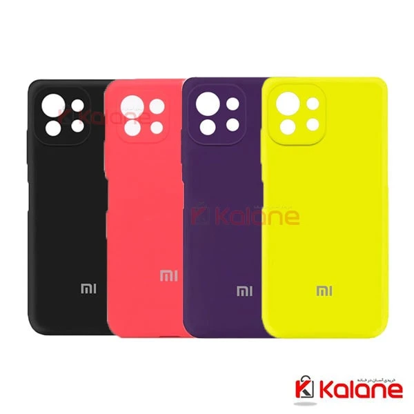 قاب سیلیکونی اصلی Xiaomi Mi 11 Lite محافظ لنز دار