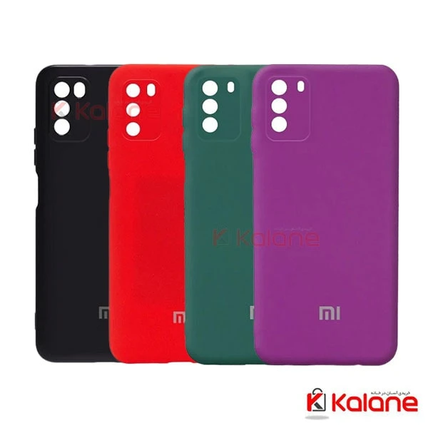 قاب سیلیکونی اصلی Xiaomi Poco M3 محافظ لنز دار