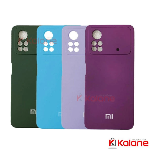 قاب سیلیکونی اصلی Xiaomi Poco M4 Pro محافظ لنز دار