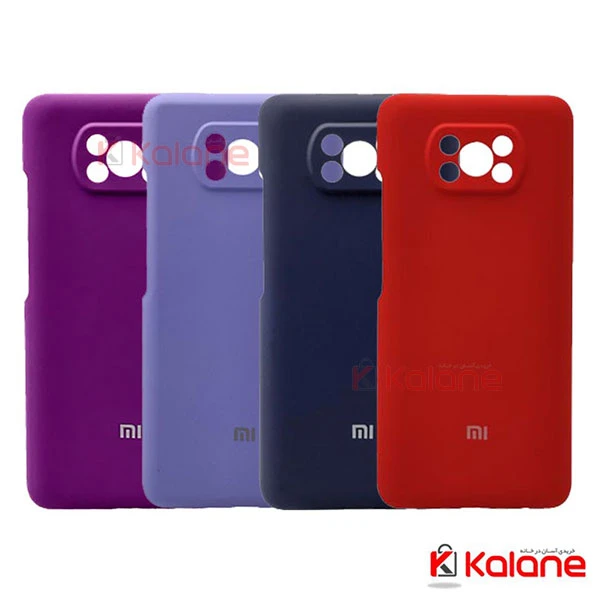 قاب سیلیکونی اصلی Xiaomi Poco X3 محافظ لنز دار