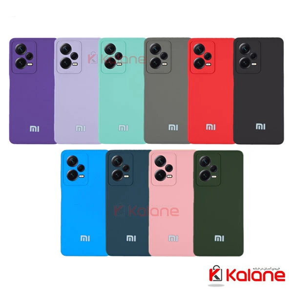 قاب سیلیکونی اصلی Xiaomi Redmi Note 12 Pro Plus محافظ لنز دار