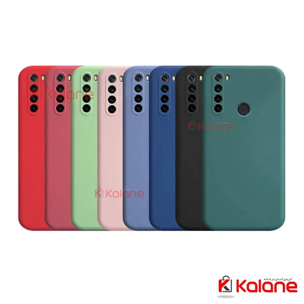 قاب سیلیکونی اصلی Xiaomi Redmi Note 8 2021 محافظ لنز دار