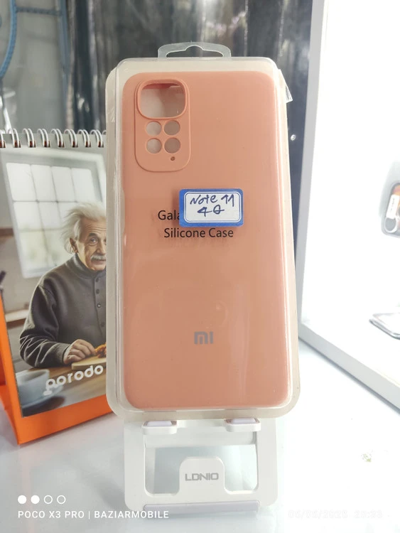 قاب سیلیکونی اصلی تک رنگ Redmi note 11 4g / Redmi note 11S