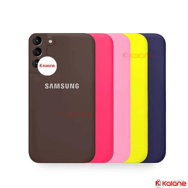 قاب سیلیکونی اصلی گوشی Samsung Galaxy S21 FE محافظ لنز دار