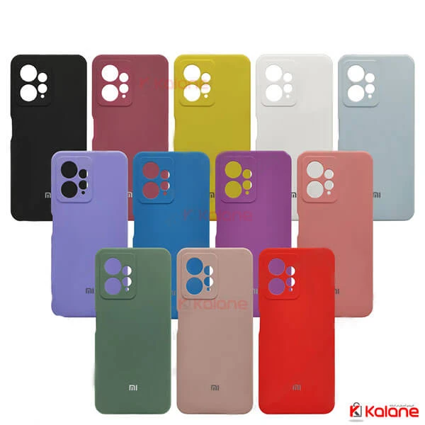 قاب سیلیکونی اورجینال Xiaomi Redmi Note 12 4G محافظ لنز دار