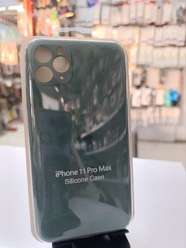 قاب سیلیکونی اورجینال سبز iPhone 11 Pro max