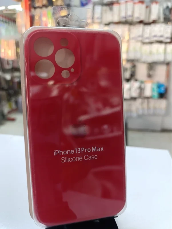 قاب سیلیکونی اورجینال قرمز iPhone 13 Pro max