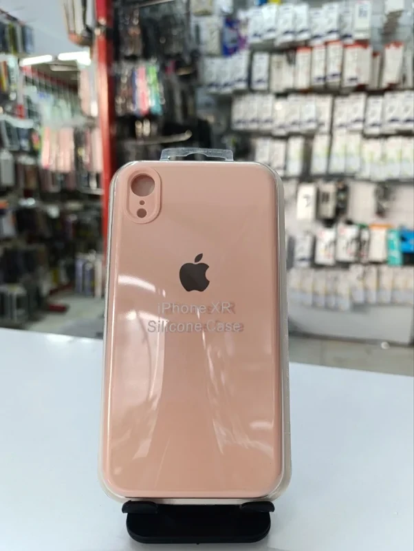 قاب سیلیکونی اورجینال گلبهی iPhone XR