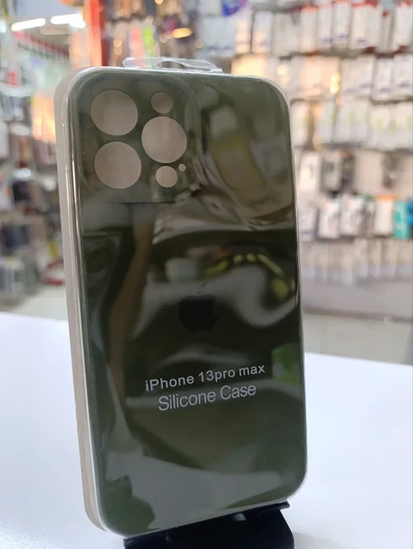 قاب سیلیکونی اورجینال یشمی iPhone 13 Pro max