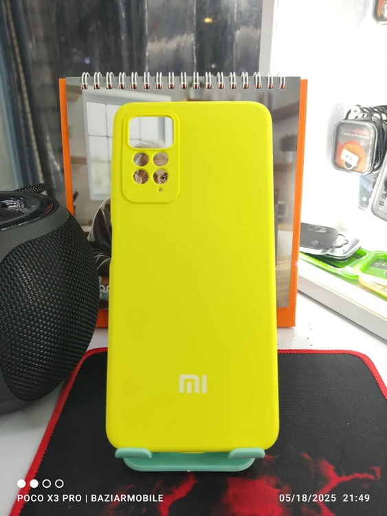 قاب سیلیکونی رنگ زرد Redmi note 11 pro 4g