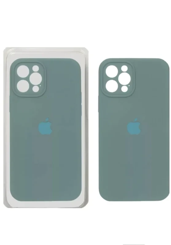 قاب سیلیکونی محافظ لنزدار اورجینال iphone ۱۲pro سبز / قاب آیفون ۱۲ پرو /کد:2456