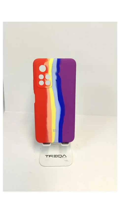 قاب سیلیکونی محافظ لنزدار شیائومی xiaomi Redmi note ۱۱ ۵ G / poco M۴pro آبرنگی