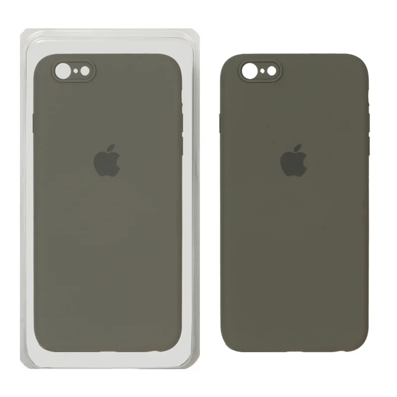قاب سیلیکونی پاک کنی اورجینال سبز زیتونی iPhone 6s plus