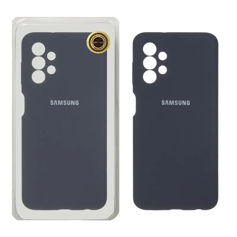 قاب سیلیکونی پاک کنی اورجینال سرمه ای Samsung galaxy a13 4G