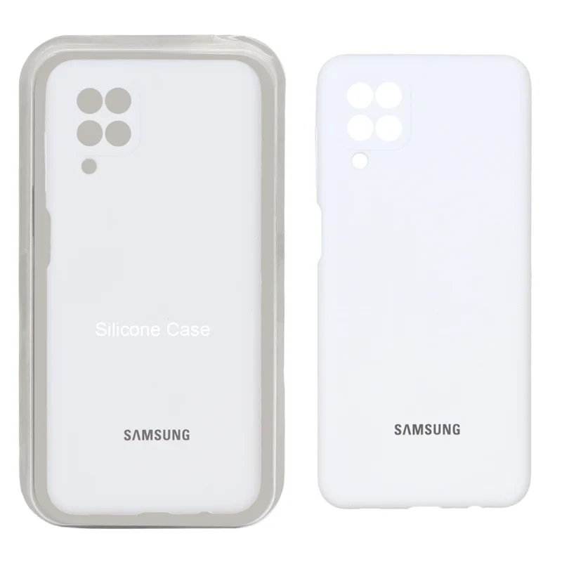 قاب سیلیکونی پاک کنی اورجینال سفید Samsung Galaxy a12/m12