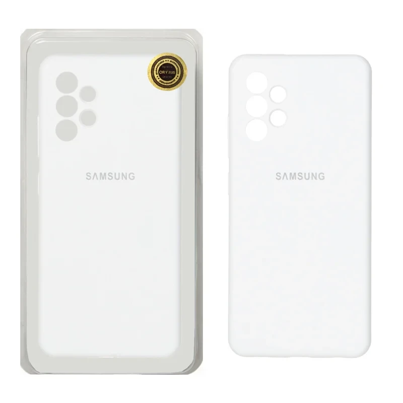 قاب سیلیکونی پاک کنی اورجینال سفید Samsung galaxy a32 4G