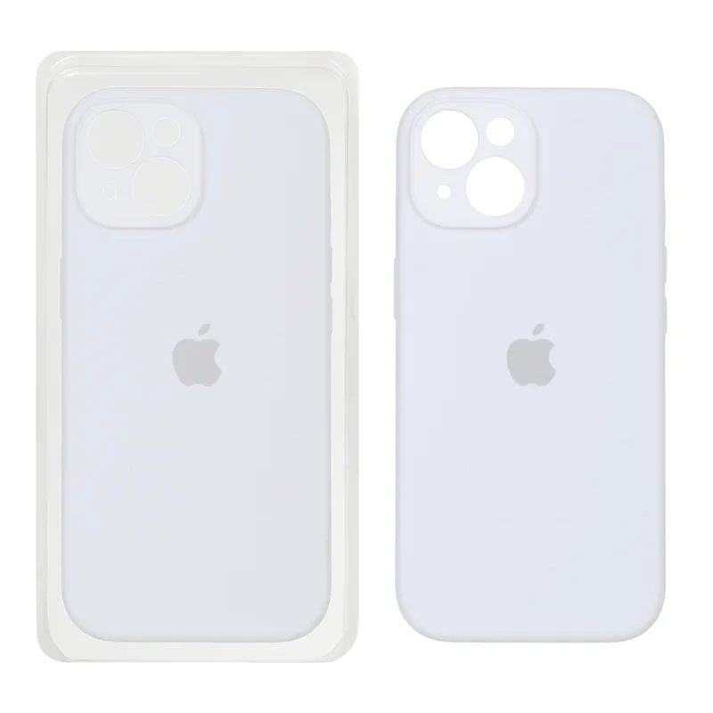 قاب سیلیکونی پاک کنی اورجینال سفید iPhone 15