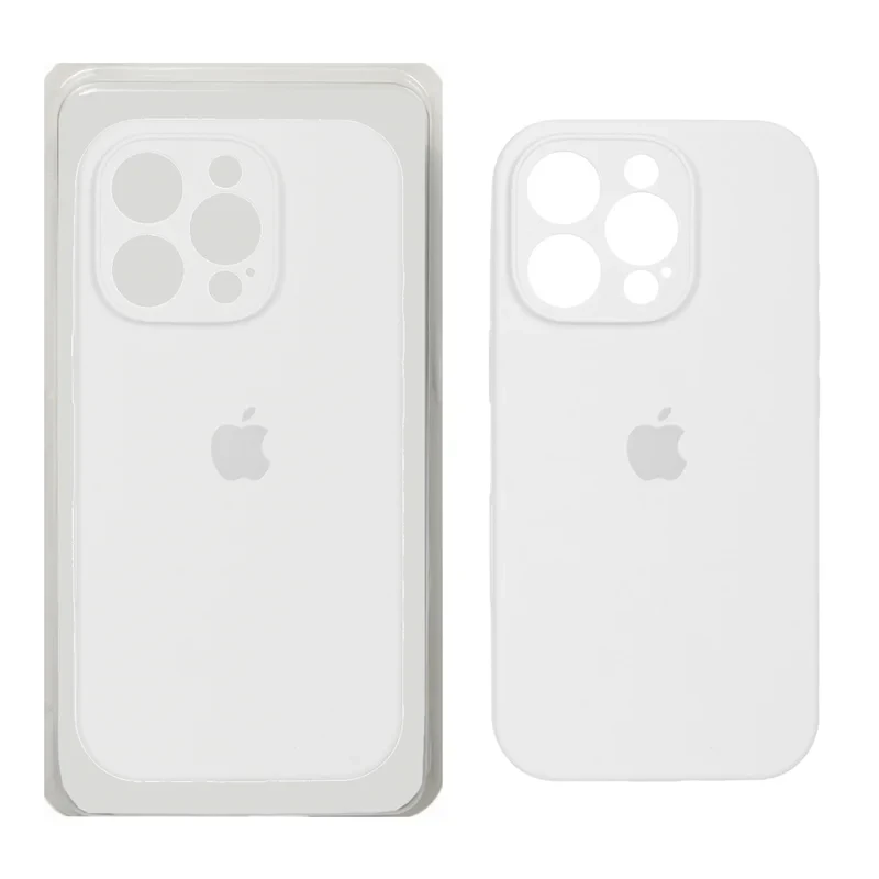 قاب سیلیکونی پاک کنی اورجینال سفید iPhone 16 pro