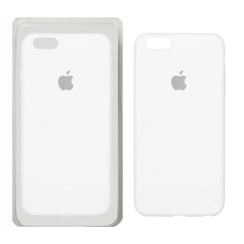 قاب سیلیکونی پاک کنی اورجینال سفید iPhone 6s plus