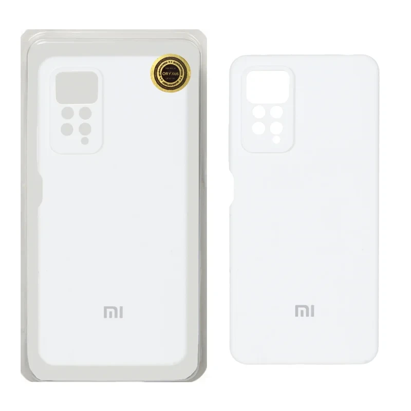 قاب سیلیکونی پاک کنی اورجینال سفید redmi note 12 pro 4G/note 11 Pro 4G
