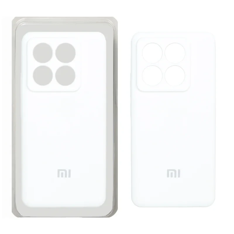 قاب سیلیکونی پاک کنی اورجینال سفید xiaomi mi 14T pro