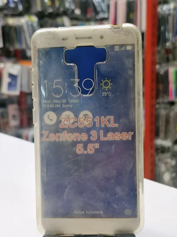 قاب شفاف zenfone 3 laser