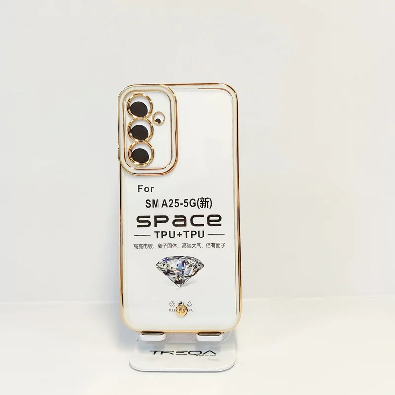 قاب شفاف دورنگ سامسونگ A۲۵ /قاب samsung A۲۵