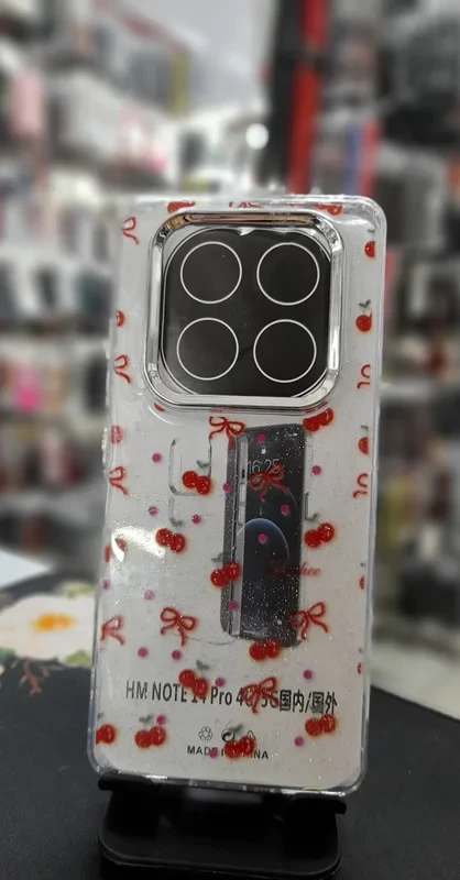 قاب شفاف طرح دار دخترانه xiaomi poco x7
