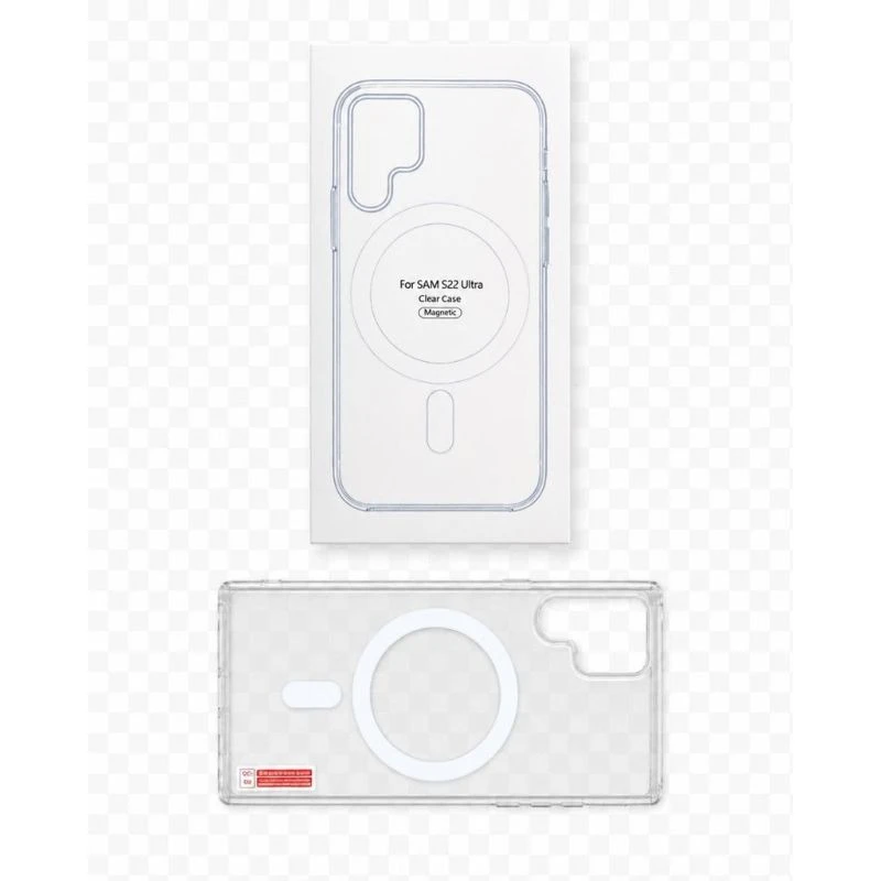 قاب شفاف مگ‌سیف سامسونگ Samsung S22 ULTRA– کاور محافظ پشت گوشی