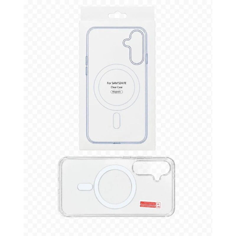 قاب شفاف مگ‌سیف سامسونگ Samsung S24 Fe– کاور محافظ پشت گوشی
