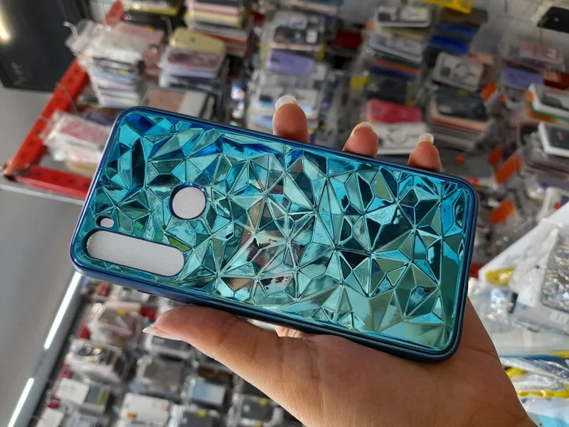 قاب طرح دار آبی شیاومی نوت xiaomi note 8