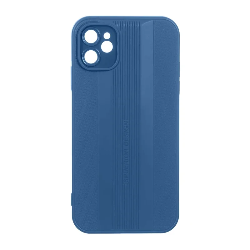 قاب طرح دار آبی محافظ لنز دار iphone 11