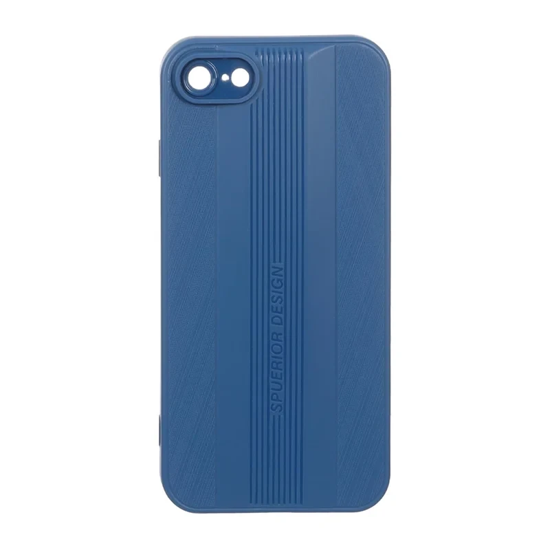 قاب طرح دار آبی محافظ لنز دار iphone 7/ iphone 8/