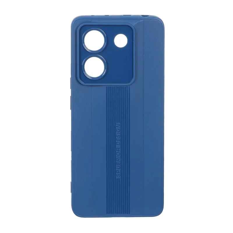 قاب طرح دار آبی محافظ لنز دار xiaomi poco m7pro