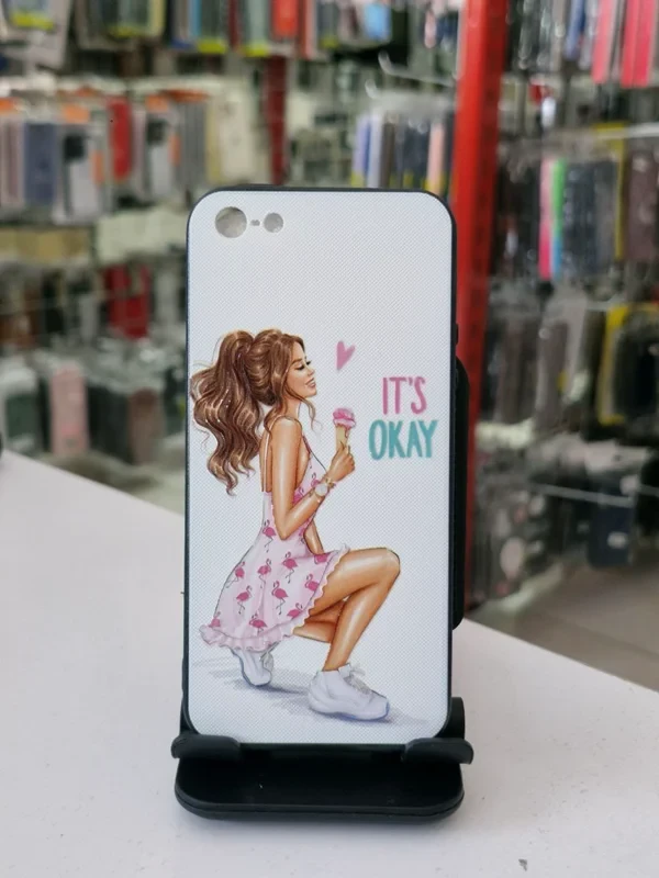 قاب طرح دار دخترانه iPhone 5