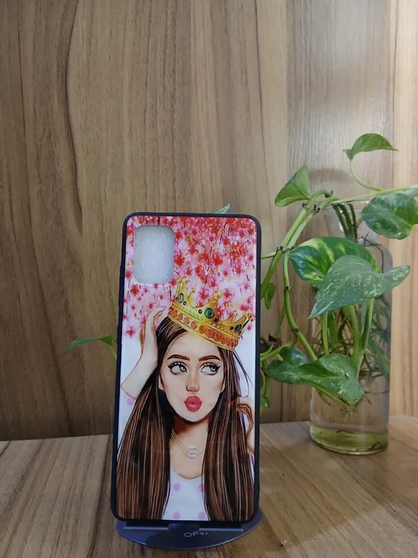 قاب طرح دار دخترانه samsung a51