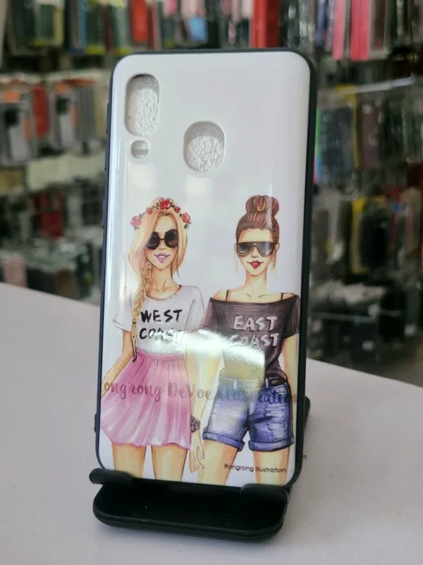 قاب طرح دار دخترونه Samsung galaxy a40