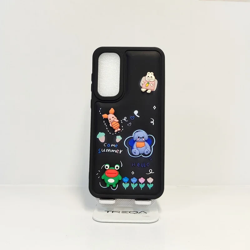 قاب طرح دار سامسونگ A۳۵مشکی / قاب samsung A۳۵